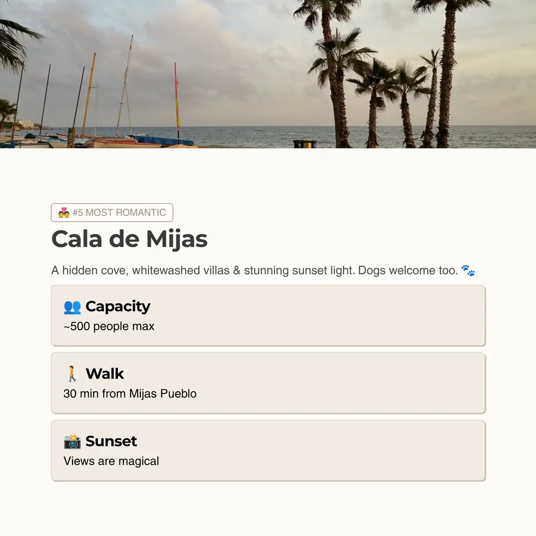 Cala de Mijas — #5 Most Romantic