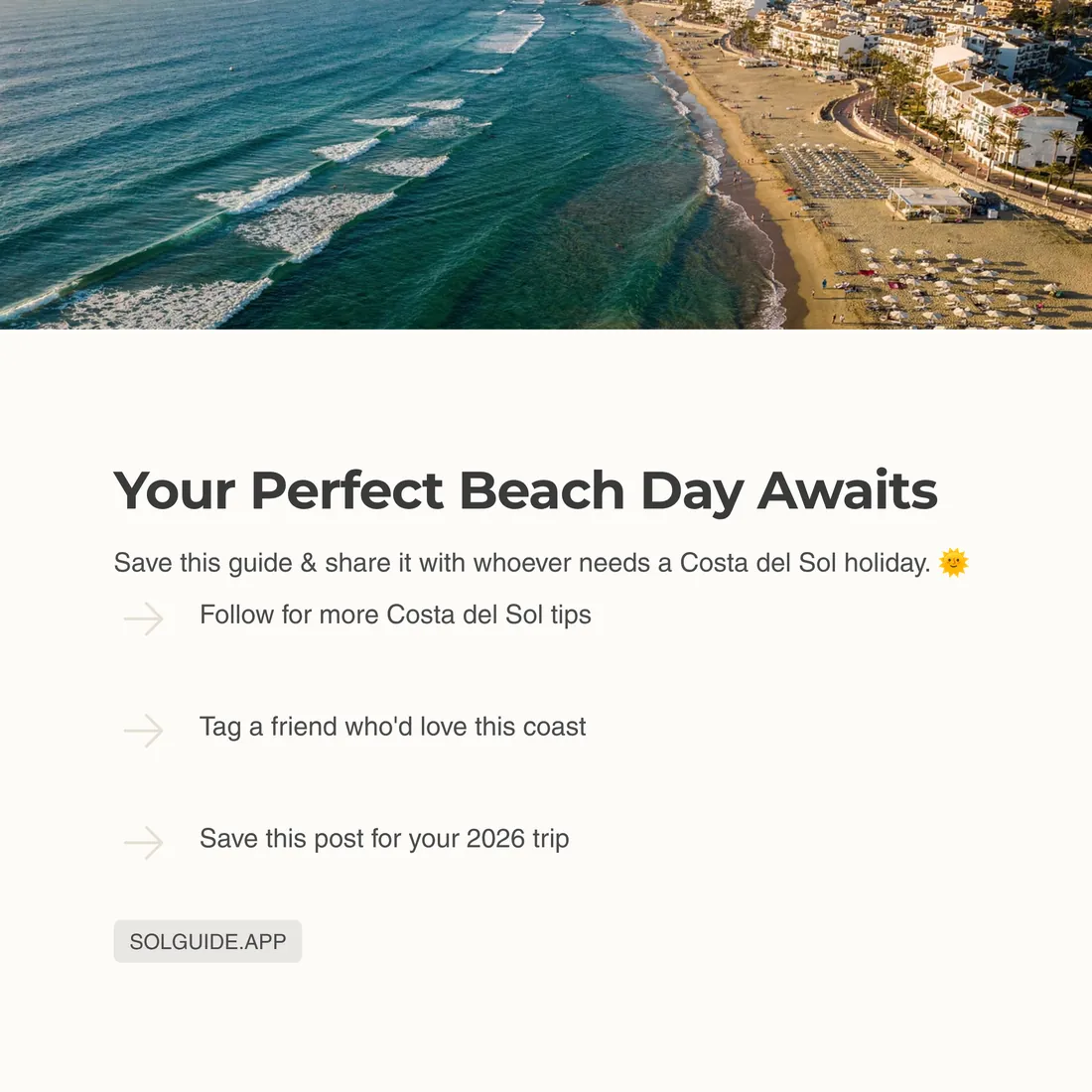 Your Perfect Beach Day Awaits - SolGuide