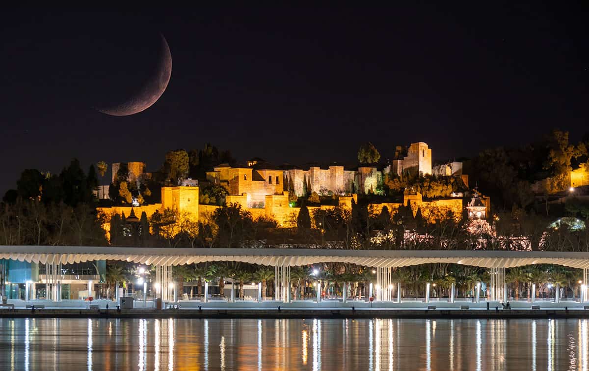 Granada — Alhambra palace and the Sierra Nevada